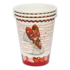 Стаканы Me to you RED (Медвежонок Тедди)